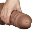 10.5'' Realistic Chubby Dildo Brown