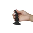 Lure Me Beaded Anal Plug Black 1 fenékdugó