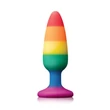 Colours - Pride Edition - Pleasure Plug - Medium -Rainbow fenékdugó tapadókoronggal