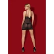 Wonderia babydoll & tanga fekete S/M