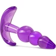 B YOURS TRIPLE BEAD ANAL PLUG PURPLE fenékdugó