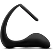 ANAL ADVENTURES COCK RING PLUG BLACK melegedő péniszgyűrű