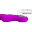 Pretty Love Carol Purple 2 g-pont és csiklóizgató vibrátor