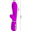 Pretty Love Thomas Purple g-pont és csiklóizgató vibrátor
