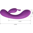 Pretty Love Grace Purple g-pont és csiklóizgatós flexibilis vibrátor