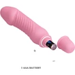 Pretty Love Stev Baby Pink bordázott felületű vibrátor
