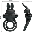 Pretty Love Vibrant Penis Ring 3 Black vibrátoros péniszgyűrű