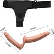 Wearable Harness Strap on Double Ended Realistic csatolható dildópár