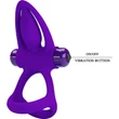 Pretty Love Vibration Cockring Purple péniszgyűrű