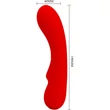 Pretty Love Matt Red g-pont és csiklóizgatós vibrátor
