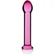 Glass Romance Pink 1 fűthető hűthető dildó