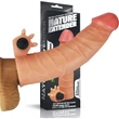 Add 1.5" Vibrating Silicone Extender erezett felületű péniszköpeny