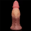 7.0'' Dual layered Platinum Silicone Plug hajlítható dildó