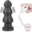 7.8" King Sized Vibrating Anal Rigger vibrációs fenékdugó