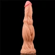9.5" Dual-Layered Sillicone Cock hajlítható dildó