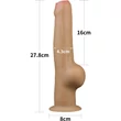 11'' Handle Cock dildó herékkel
