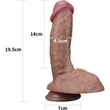 7.5'' Nature Cock dildó herékkel