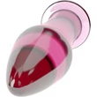 5" Glass Romance Pink fenékdugó