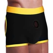 Horny Strapon Shorts XS/S (28 - 32 inch waist) boxer alsó O-gyűrűvel