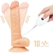 Vibrating Easy Strapon Set 7.5" csatolható vibrációs dildó