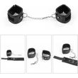 Deluxe Bondage Kit Black kötöző szett cirógatóval