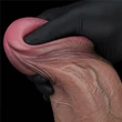 13'' Dual Layered Silicone Cock XXL dildó herékkel és tapadókoronggal
