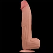 12'' King Sized Sliding Skin Dual Layer Dong dildó