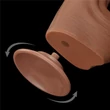 11.5'' King Sized Sliding Skin Dual Layer Dong Brown dildó