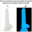 7.0'' Lumino Play Silicone dildó herékkel