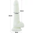 7.0'' Lumino Play Silicone dildó herékkel