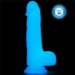8.0'' Lumino Play Silicone dildó herékkel