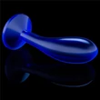 Flawless Clear Prostate Plug 6.0'' Blue tapadókorongos prosztata maszírozó