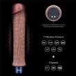 9.5" REAL SOFTEE Rechargeable Silicone vibrátor Dildo