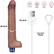 10.5" REAL SOFTEE Rechargeable Silicone vibrátor Dildo