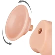 7.5'' Sliding Skin Dual Layer Dong Flesh II dildó herékkel