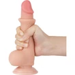 7.5'' Sliding Skin Dual Layer Dong Flesh II dildó herékkel