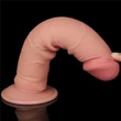 8'' Sliding Skin Dual Layer Dong Flesh II dildó csúsztatható bőrrel