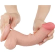 8'' Sliding Skin Dual Layer Dong Flesh III dildó herékkel és csúsztatható bőrrel