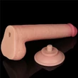 9'' Sliding Skin Dual Layer Dong Flesh dildó herékkel és csúsztatható bőrrel