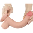 9'' Sliding Skin Dual Layer Dong Flesh dildó herékkel és csúsztatható bőrrel