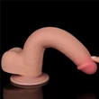 9'' Sliding Skin Dual Layer Dong Flesh dildó herékkel és csúsztatható bőrrel