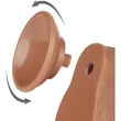 7.5'' Sliding Skin Dual Layer Dong Brown III dildó herékkel és csúsztatható bőrrel