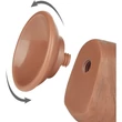 8'' Sliding Skin Dual Layer Dong Brown III dildó herékkel és csúsztatható bőrrel