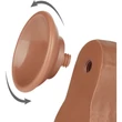 8.5'' Sliding Skin Dual Layer Dong Brown II dildó herékkel és csúsztatható bőrrel