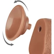 9'' Sliding Skin Dual Layer Dong Brown dildó herékkel és csúsztatható bőrrel