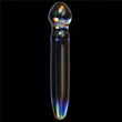 Twilight Gleam Glass Dildo- Prism Glass fenékdugó
