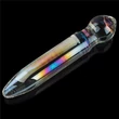 Twilight Gleam Glass Dildo- Prism Glass fenékdugó