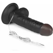 Vibrating Easy Strapon Set 7.0'' Black vibrációs csatolható dildó