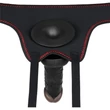 Vibrating Easy Strapon Set 7.0'' Black vibrációs csatolható dildó