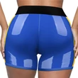 Chic Strap-On shorts XS/S (28 - 31 inch waist) Blue boxer alsó O-gyűrűvel